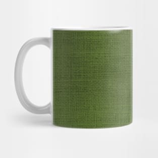 Evergreen Green Christmas Burlap Cloth Mug